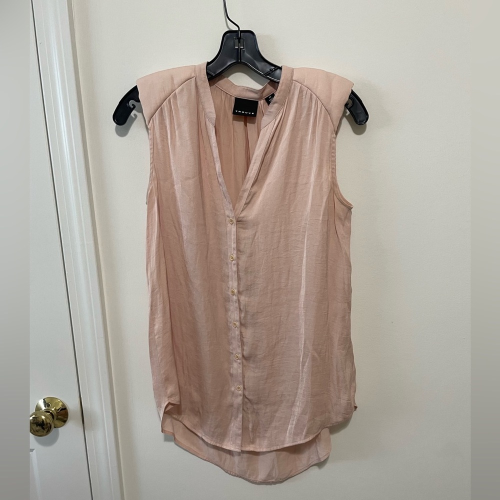 Trouvé blush colored blouse - size XS